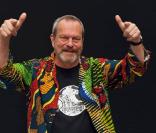 Terry Gilliam en pleine séance photo pour  L'imaginarium de docteur Parnassus , le 30 septembre à Paris!