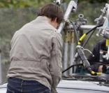 Tom Cruise et Cameron Diaz sur le tournage de Wichita le 30 septembre 2009 à Boston