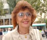 Francine Breaud (femme de Sacha Distel) à l'exposition 