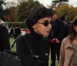 Rachida Dati au Qatar Prix de l'Arc de triomphe, le 4 octobre 2009.