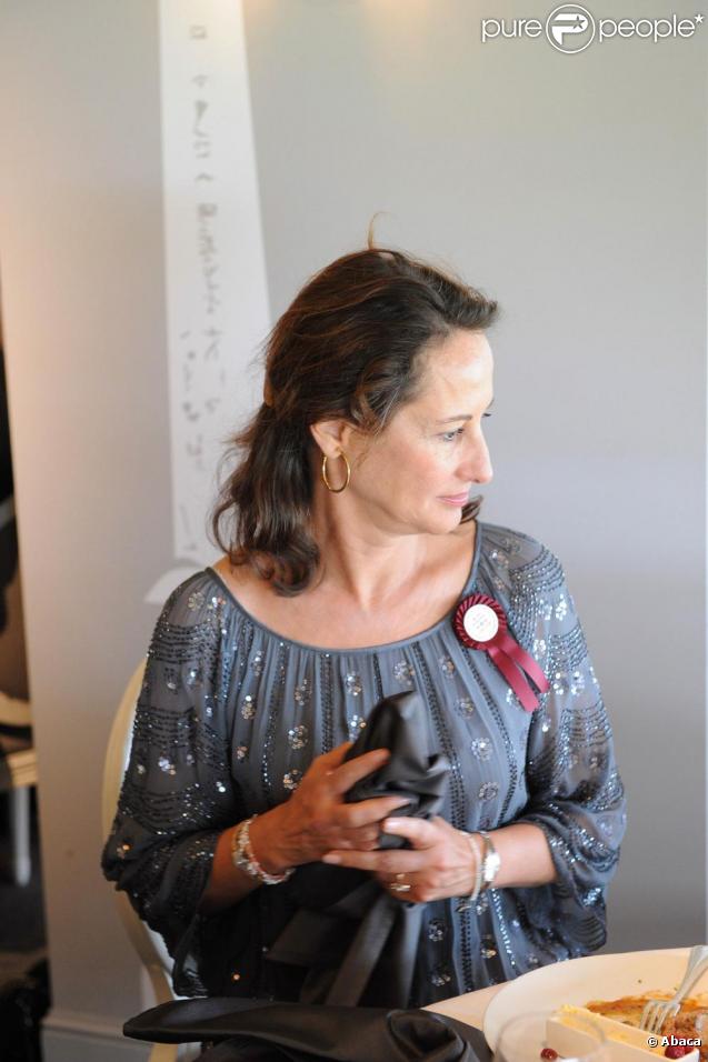 Ségolène Royal au Qatar Prix de l'Arc de triomphe, le 4 octobre 2009.