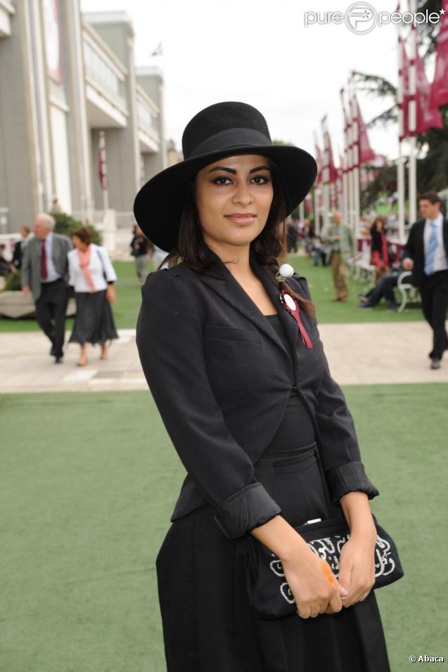 Yasmine Elmasri au Qatar Prix de l'Arc de triomphe, le 4 octobre 2009.