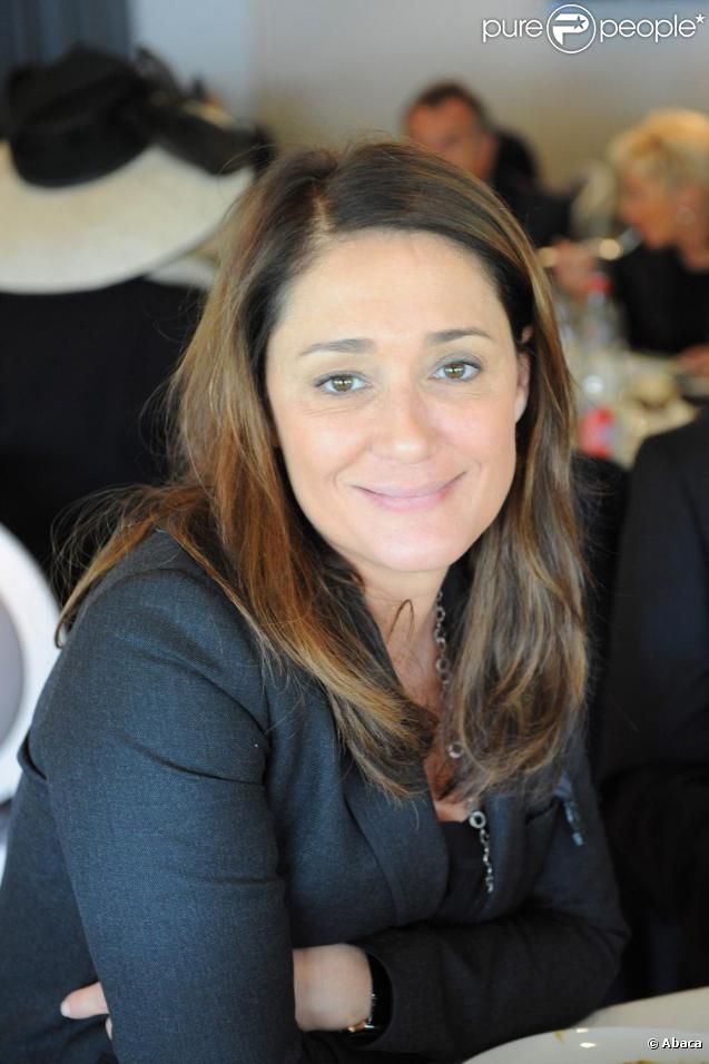 Daniela Lumbroso au Qatar Prix de l'Arc de triomphe, le 4 octobre 2009.