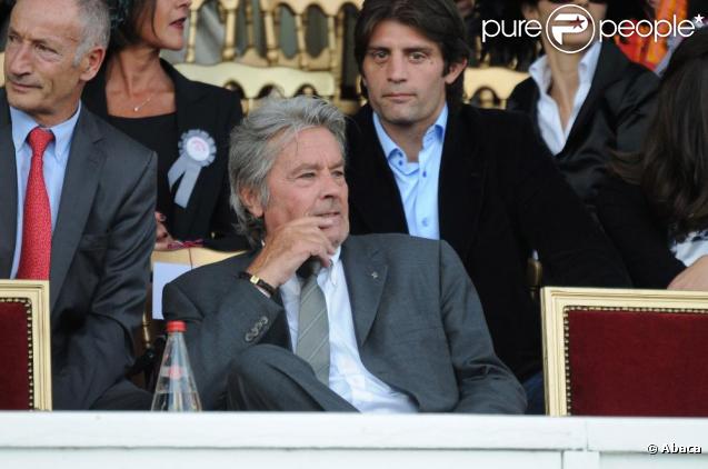 Alain Delon au Qatar Prix de l'Arc de triomphe. 04/10/09