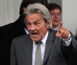 Alain Delon au Qatar Prix de l'Arc de triomphe. 04/10/09