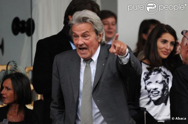 Alain Delon au Qatar Prix de l'Arc de triomphe. 04/10/09