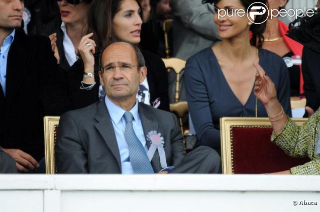 Eric Woerth au Qatar Prix de l'Arc de triomphe. 04/10/09