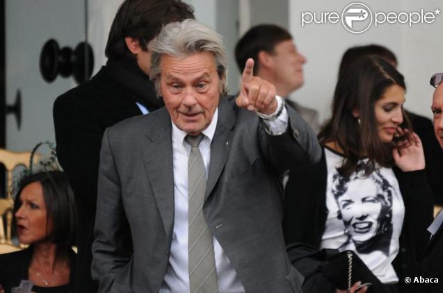 Alain Delon au Qatar Prix de l'Arc de triomphe. 04/10/09