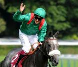 Christophe Soumillon au Qatar Prix de l'Arc de triomphe. 04/10/09