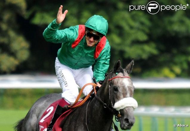Christophe Soumillon au Qatar Prix de l'Arc de triomphe. 04/10/09