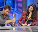 La craquante Rachel Weisz, lors de l'enregistrement de l'émission de télé  El Hormiguero , à Madrid, en Espagne, le 5 octobre 2009 !