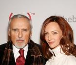 Dennis et Victoria Hopper à la vente aux enchères au profit de RED, le 14/02/08, à New York