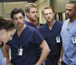 Chyler Leigh, Patrick Dempsey, Eric Dane, Kevin McKidd et Jesse Williams (de g. à d.) 
