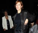Karin Viard, le style casual, c'est souvent joli, mais pas à la Fashion Week ! 