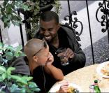 Kanye West et sa chérie Amber Rose déjeunent avant d'aller faire du shopping