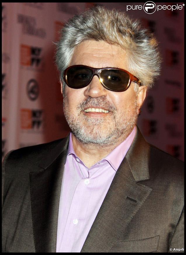 Pedro Almodovar lors de la cérémonie de clôture du festival du film international de New York le 11 octobre 2009