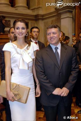 Le roi Abdullah II et son épouse Rania de Jordanie