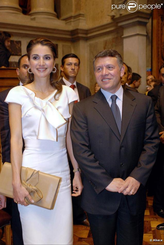 Le roi Abdullah II et son épouse Rania de Jordanie