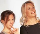 Lorie et Estelle Lefébure au dîner organisé par 