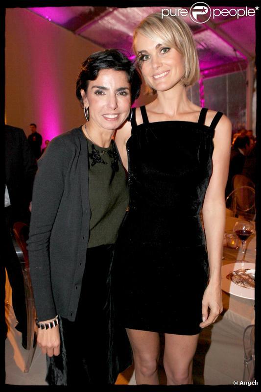 Laeticia Hallyday et Rachida Dati au dîner organisé par 