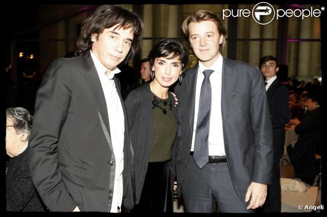 Jean-Michel Jarre, Rachida Dati et François Baroin au dîner organisé par 