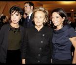 Rachida Dati, Bernadette Chirac et Sophie Sarkozy au dîner organisé par 