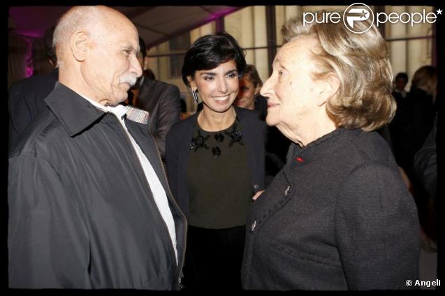 M'Barek, papa de Rachida Dati, et Bernadette Chirac au dîner organisé par 