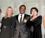 Lorie, Estelle Lefébure, Anthony Kavanagh, Liane Foly et Laeticia Hallyday au dîner organisé par 