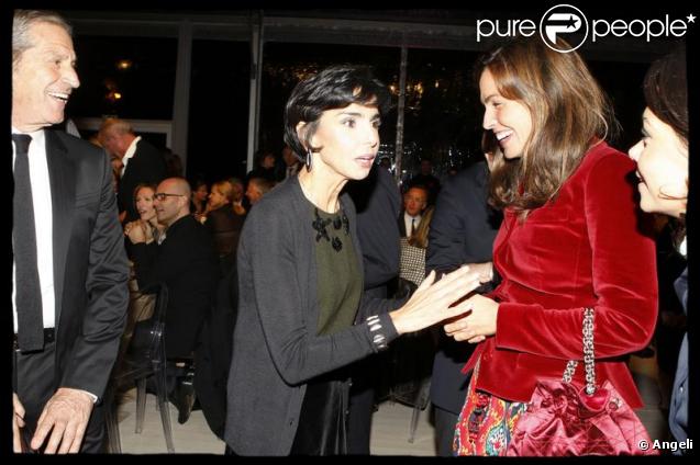 Rachida Dati et Inès Sastre au dîner organisé par 