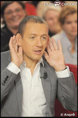 Dany Boon à l'enregistrement de l'émission Vivement Dimanche, le 14/10/09