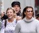 Jon Bon Jovi et les deux femmes de sa vie, Dorothea et Stephanie, dans Soho, début octobre 2009