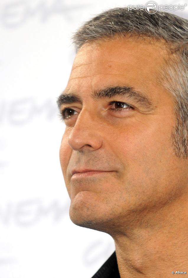 George Clooney lors du 4e Festival du film international de Rome le 17 octobre 2009 pour la présentation de Up in the Air : le traditionnel photocall 