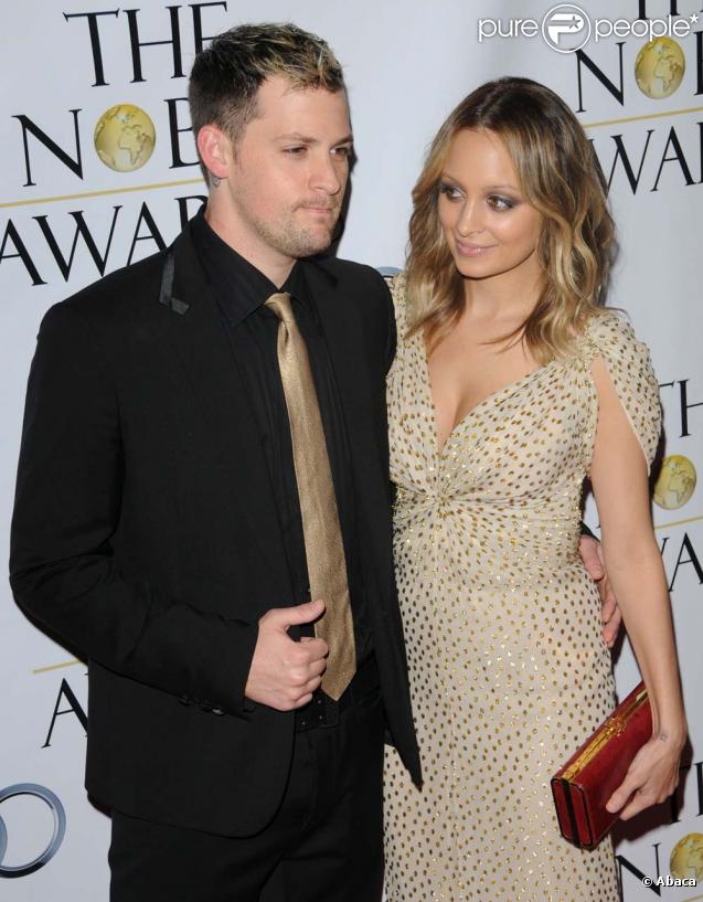 Nicole Richie et Joel Madden aux Noble awards, le 18 octobre 2009.