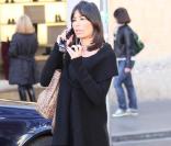 Elisabetta Gregoraci à Rome, le 20 octobre 2009