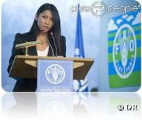 Anggun, officiellement nommée ambassadrice de bonne volonté pour le fonds de l'alimentation et de l'agriculture et des Nations-Unies le 16 octobre 2009
