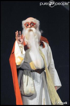 Jean-Pierre Coffe à la représentation du Tour de Gaule musical d'Astérix, le 22 octobre à Paris !