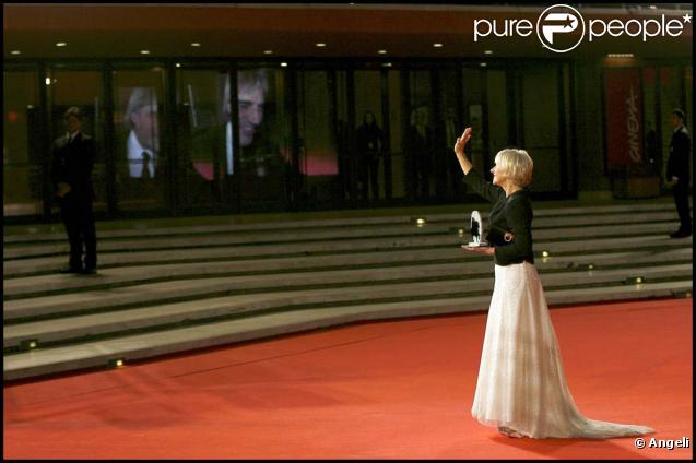 Helen Mirren primée lors du 4e festival de Rome !