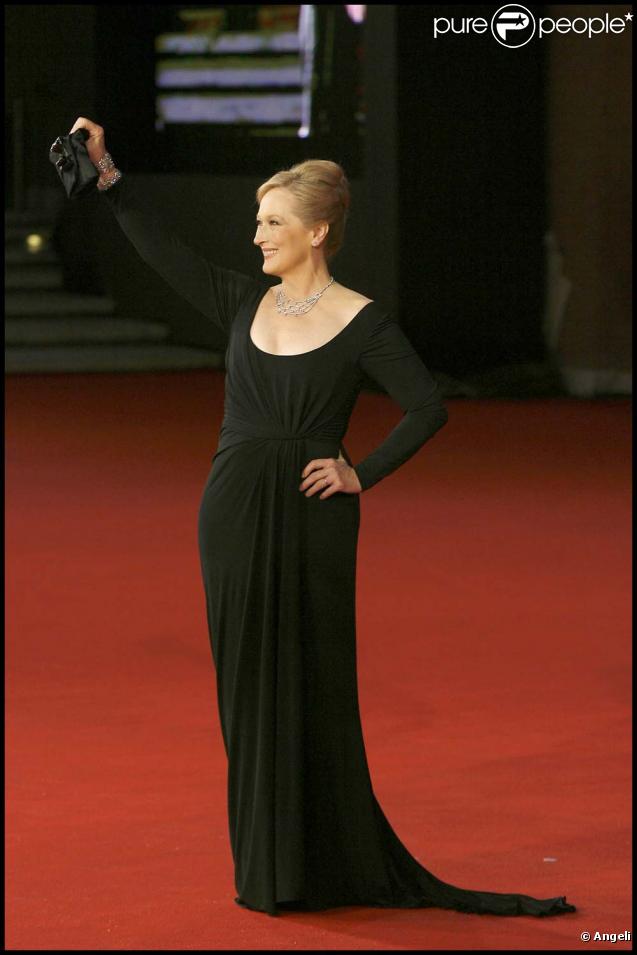 Meryl Streep primée lors du 4e festival de Rome !