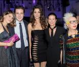  Paul Charles Ricard, Lorraine Ricard, Corinne Ricard et Orlan lors du bal jaune organisé par la fondation Ricard à la Fiac à Paris le 23 octobre 2009 