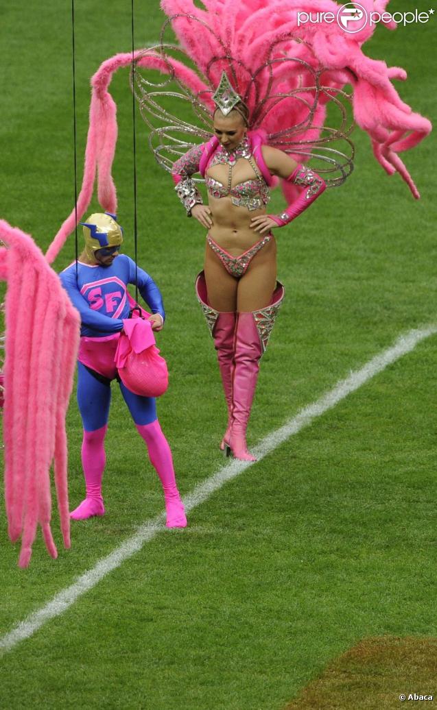 Match Perpignan-Stade Français, au stade de France, le 24 octobre 2009.