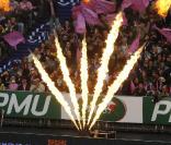 Match Perpignan-Stade Français, au stade de France, le 24 octobre 2009.
