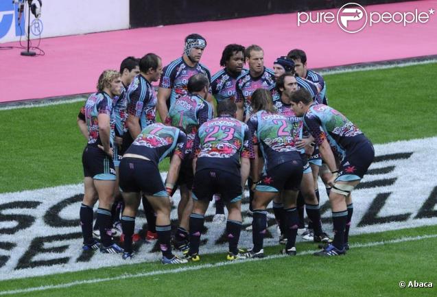 Match Perpignan-Stade Français, au stade de France, le 24 octobre 2009.