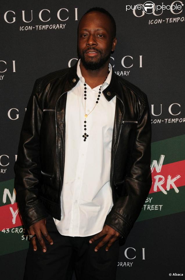 Wyclef Jean lors de la soirée The Gucci Icon organiséer par Frida Giannini et Mark Ronson le 23 octobre 2009 à New York