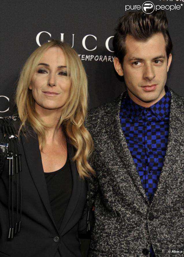Mark Ronson et Frida Giannini lors de la soirée The Gucci Icon organiséer par Frida Giannini et Mark Ronson le 23 octobre 2009 à New York