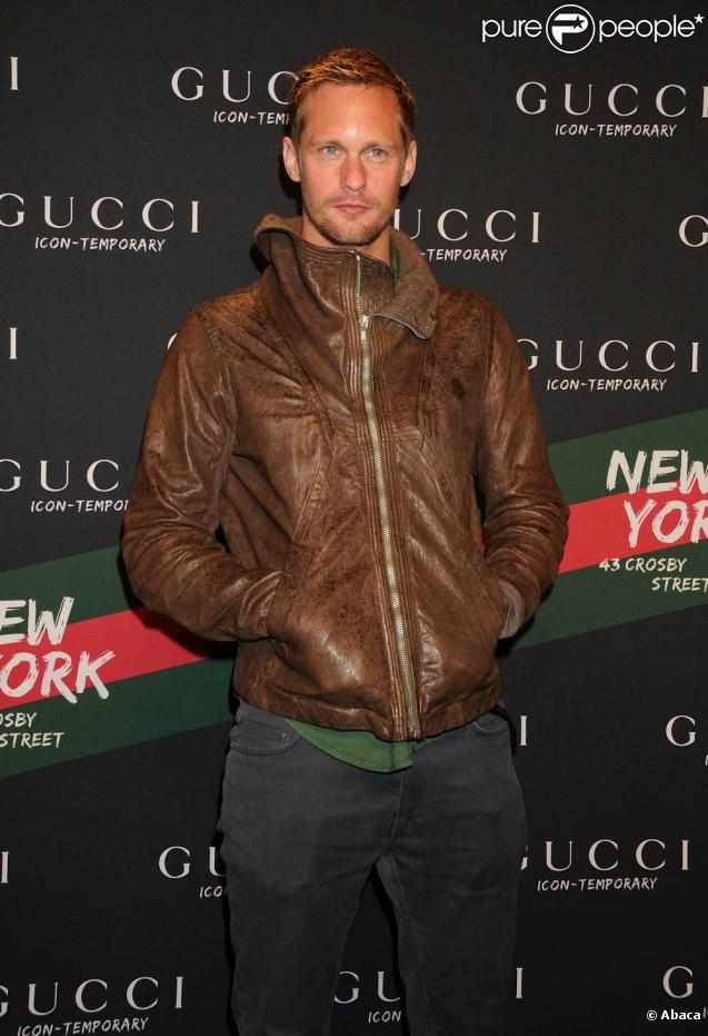 Alexander Skarsgard lors de la soirée The Gucci Icon organiséer par Frida Giannini et Mark Ronson le 23 octobre 2009 à New York