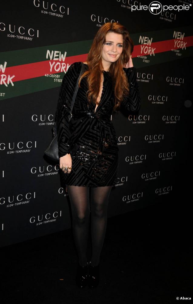 Mischa Barton lors de la soirée The Gucci Icon organiséer par Frida Giannini et Mark Ronson le 23 octobre 2009 à New York