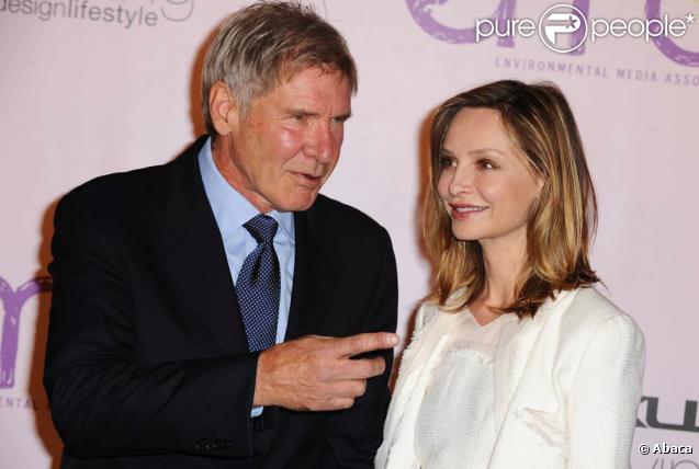 Harrison Ford et Calista Flockhart, à l'occasion du 20e anniversaire de l'Environmental Media Association, qui s'est tenu aux Studios Paramount d'Hollywood, à Los Angeles, le 25 octobre 2009 !