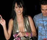 La chanteuse Katy Perry au concert de Mika au Palladium
