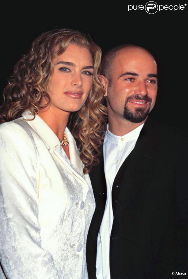 André Agassi avec son ex femme Brooke Shields