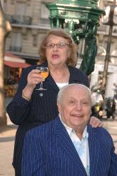 Pierre Doris, ici avec sa femme à l'occasion de son 87e anniversaire, s'est éteint à Paris, le 27 octobre 2009 !